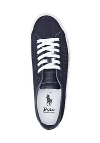 Nelson Leather-Trim Mesh Sneakers