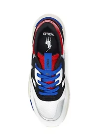 Jogger Leather and Mesh Sneakers