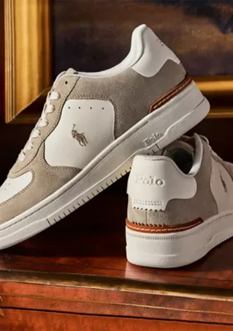 Master's Court Leather Suede Sneakers