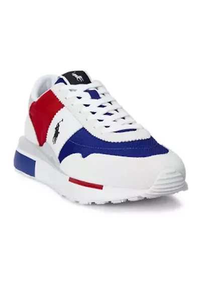 Train 89 Suede and Oxford Sneakers