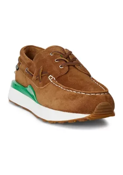 Train 89 Suede Moc Toe Sneakers