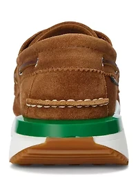 Train 89 Suede Moc Toe Sneakers