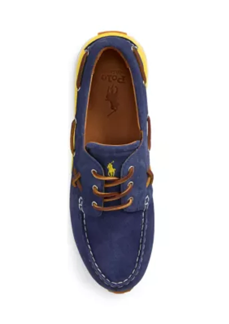 Train 89 Suede Moc Toe Sneakers