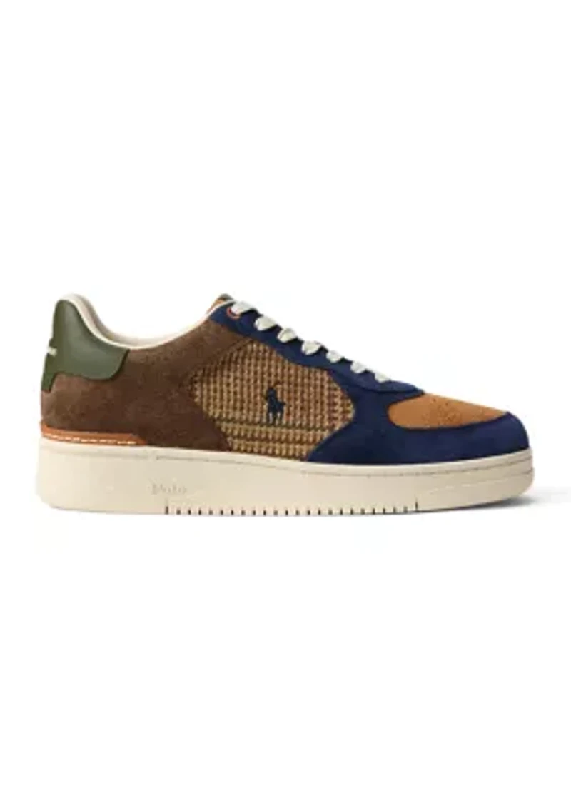 Masters Court Suede & Tweed Sneakers