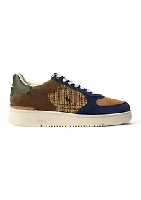 Masters Court Suede & Tweed Sneakers