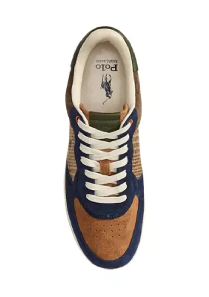 Masters Court Suede & Tweed Sneakers