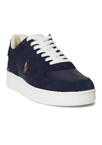 Masters Court Leather-Suede Sneakers