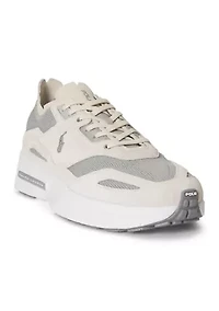 Boerum Suede-Paneled Knit Sneaker