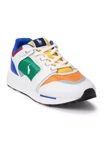 Train 89 V2 Suede-Paneled Sneakers