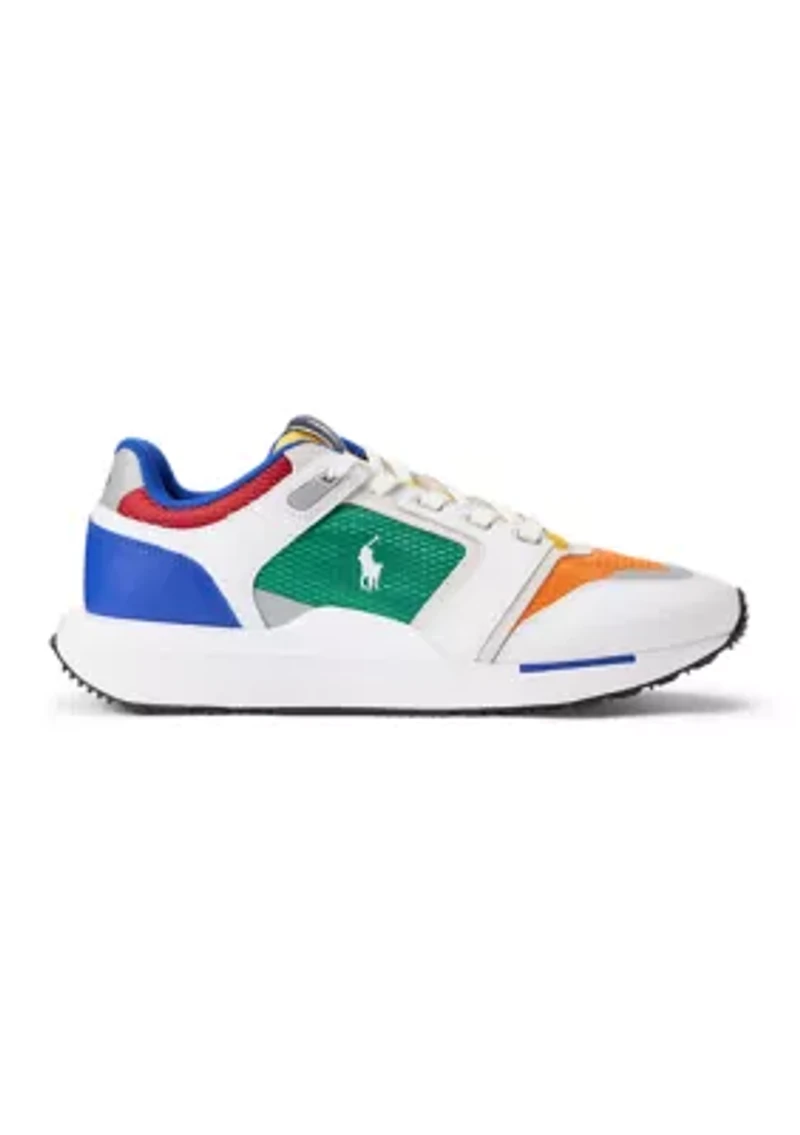 Train 89 V2 Suede-Paneled Sneakers