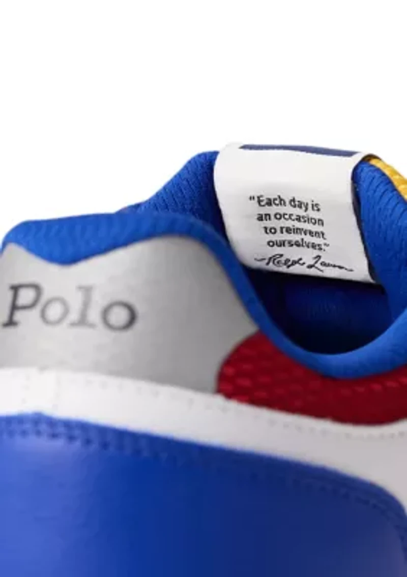 Train 89 V2 Suede-Paneled Sneakers