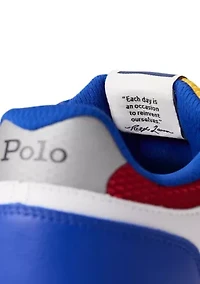 Train 89 V2 Suede-Paneled Sneakers