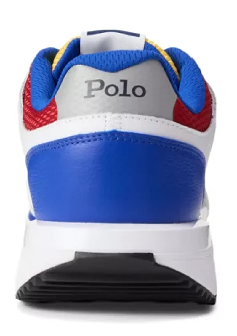 Train 89 V2 Suede-Paneled Sneakers
