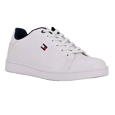 Lendar Flag Logo Lace Up Sneakers