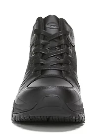 Boulder Slip-Resistant Bootie Leather