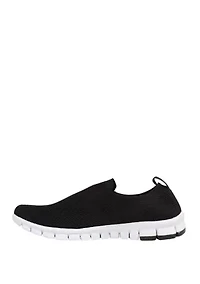 Eddy Flexible Sole Bungee Lace Slip On Oxford Hybrid Casual Sneakers