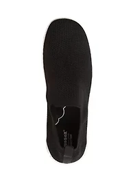Eddy Flexible Sole Bungee Lace Slip On Oxford Hybrid Casual Sneakers