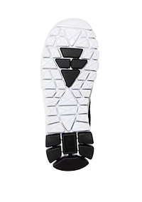 Eddy Flexible Sole Bungee Lace Slip On Oxford Hybrid Casual Sneakers