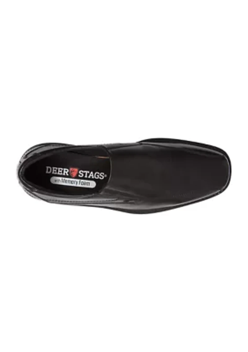 Men's Noble Runoff Toe Memory Foam Slip-On Classic Dress Loafer