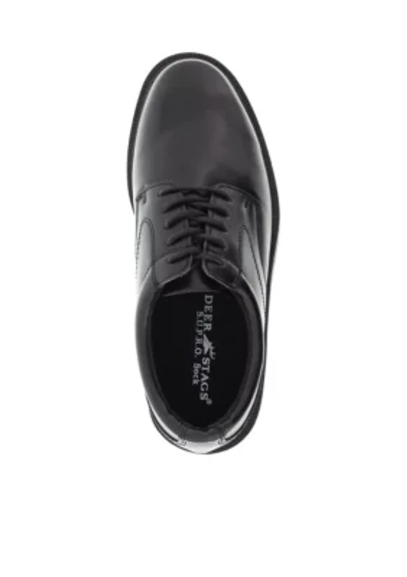 Men's Times S.U.P.R.O.. Sock Plain-Toe Dress Comfort Oxford