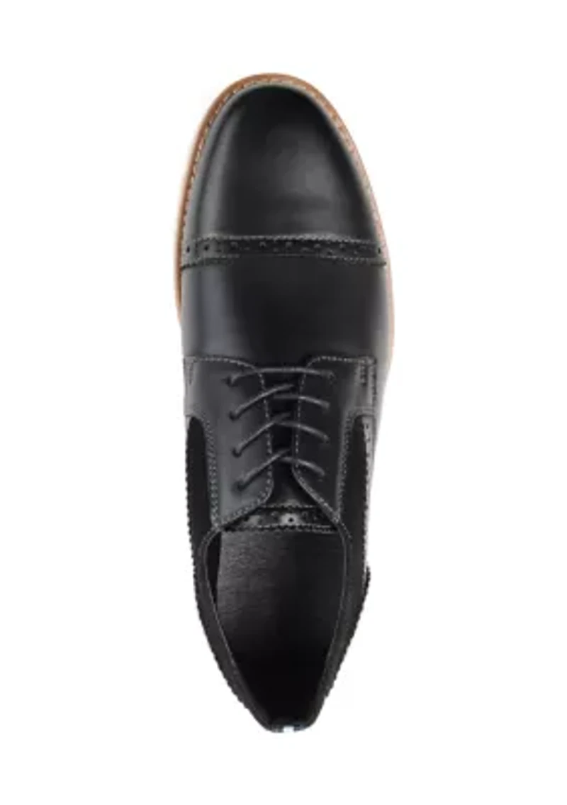 Griff Cap Toe Brogue Derby Shoes