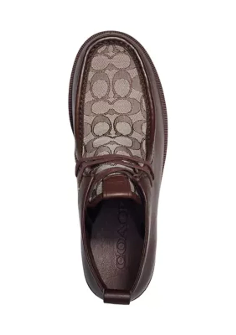 Signature Jacquard Chukka Boots