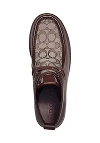 Signature Jacquard Chukka Boots