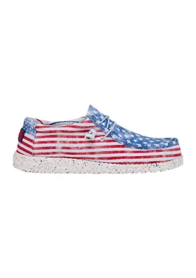 Wally Sneaker Loafers - Stars and Stripes
