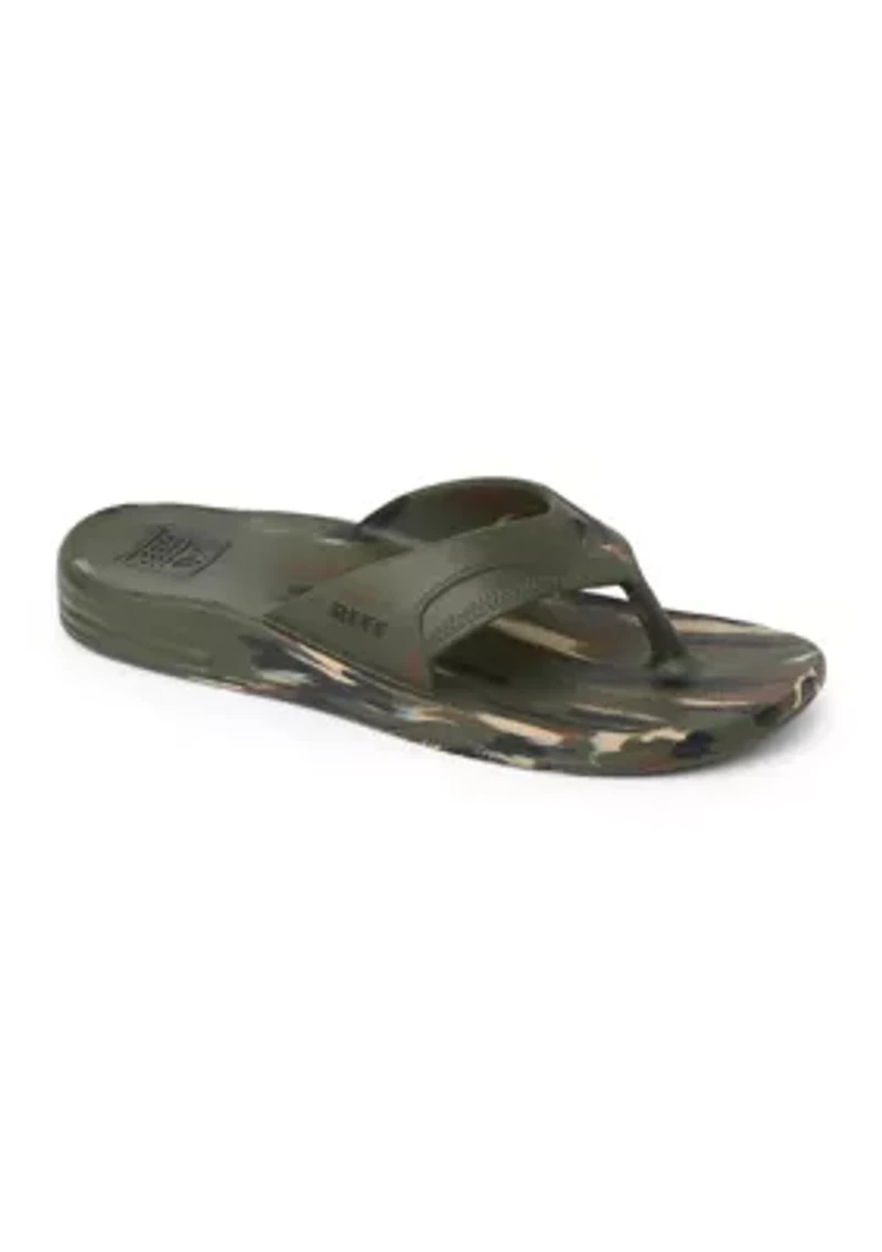 Fanning H20 Camo Marble Thong Sandals
