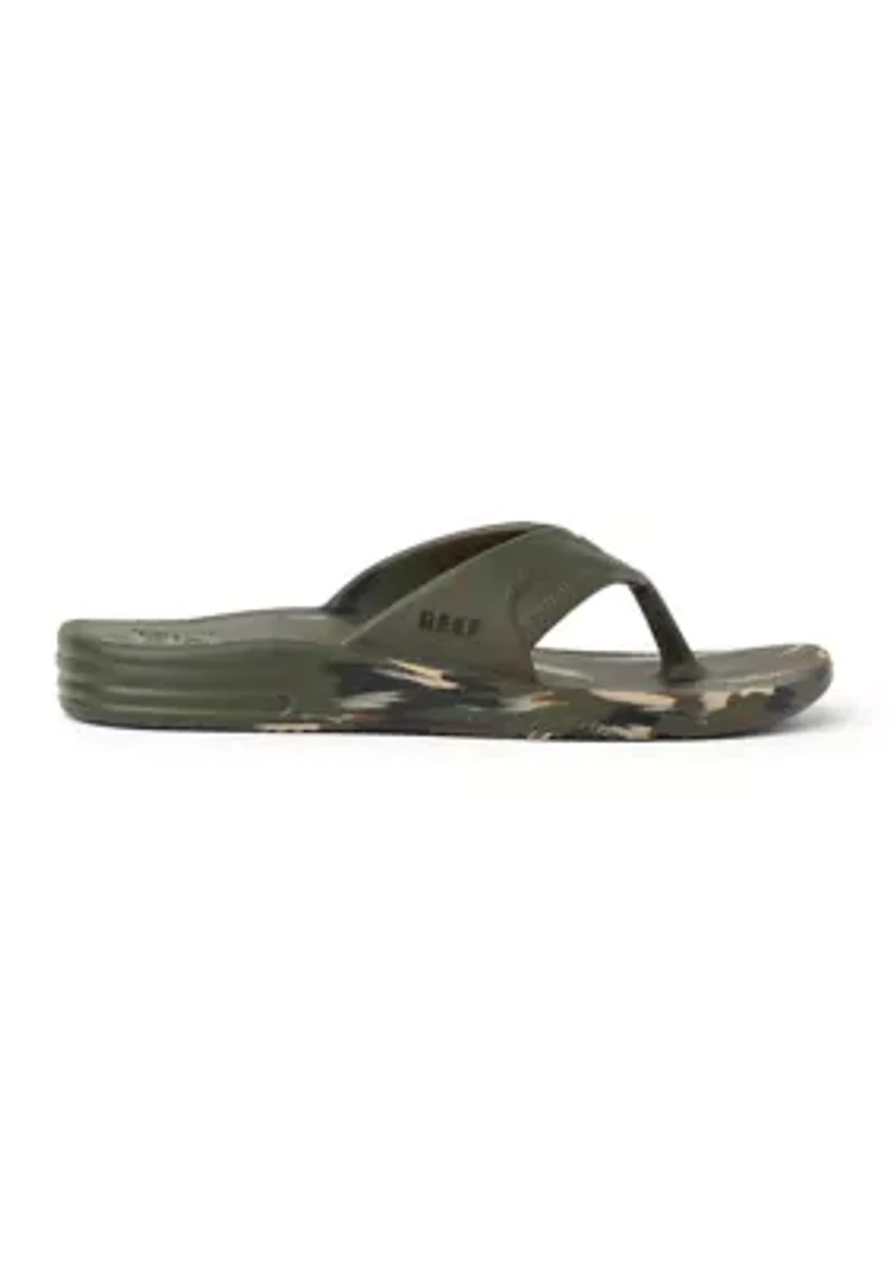 Fanning H20 Camo Marble Thong Sandals