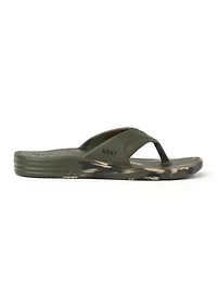 Fanning H20 Camo Marble Thong Sandals