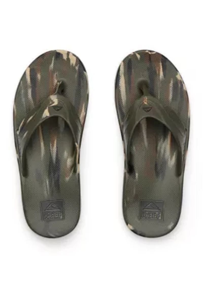 Fanning H20 Camo Marble Thong Sandals