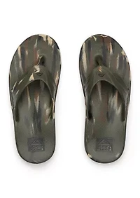 Fanning H20 Camo Marble Thong Sandals