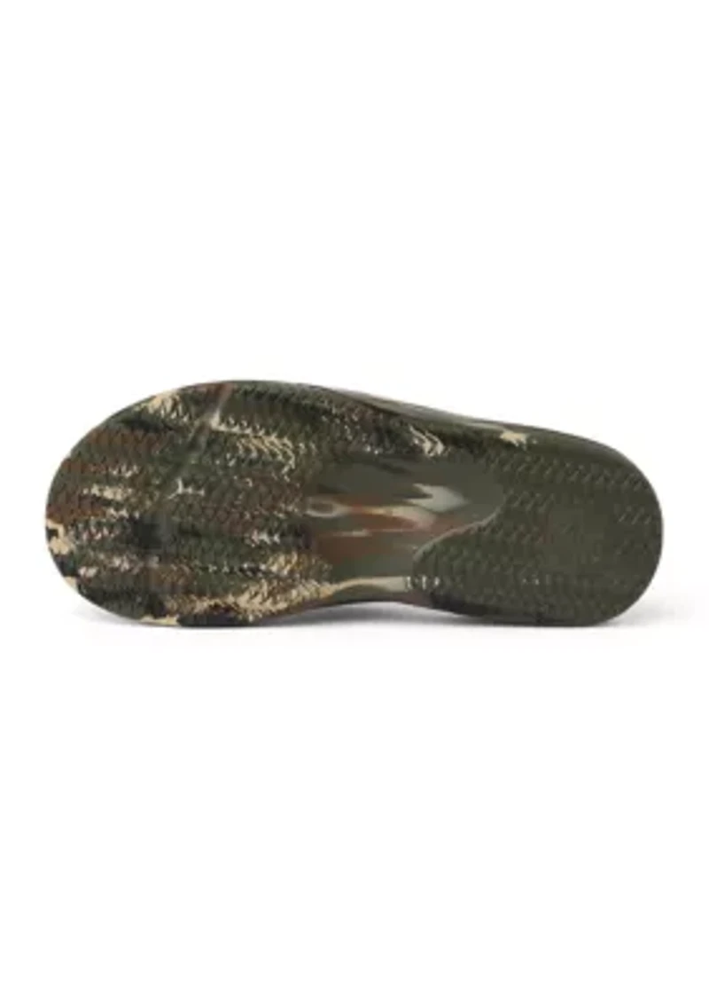 Fanning H20 Camo Marble Thong Sandals