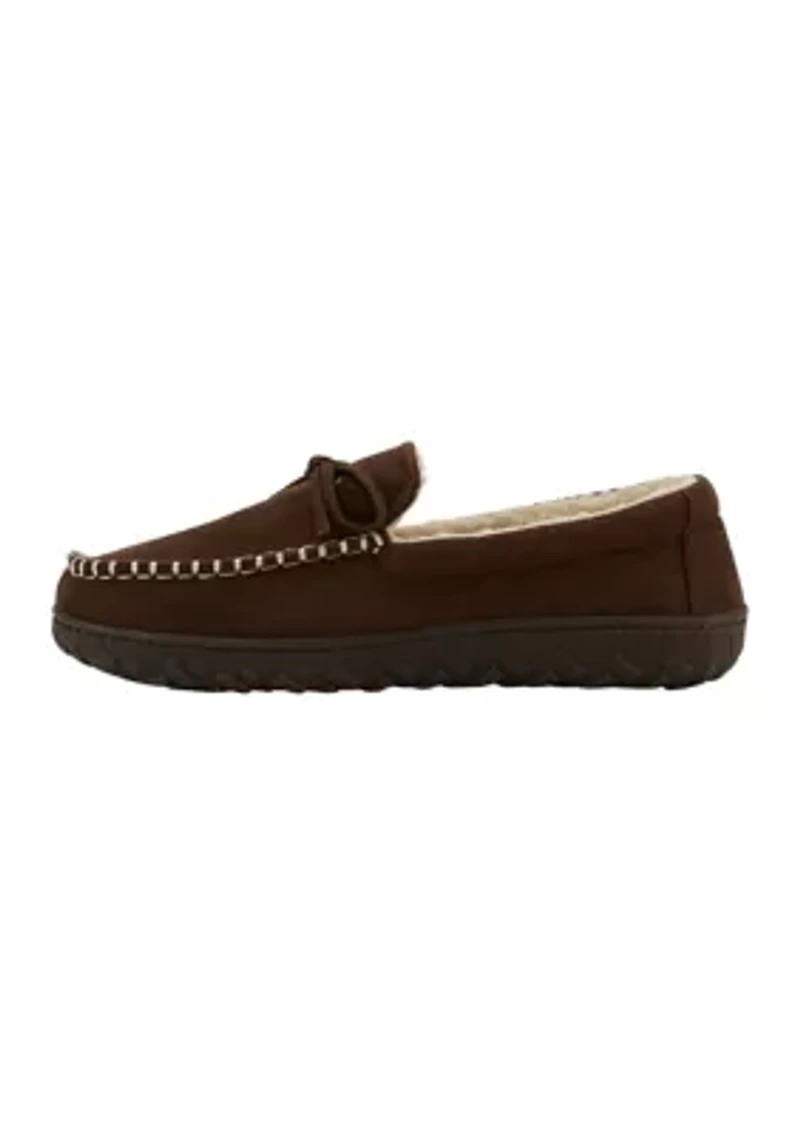 Kameron Microsuede Moccasin Slippers