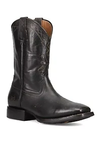 Hauser Logo Stitch Boots