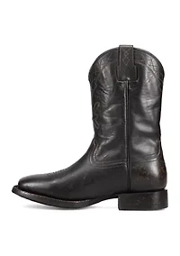 Hauser Logo Stitch Boots