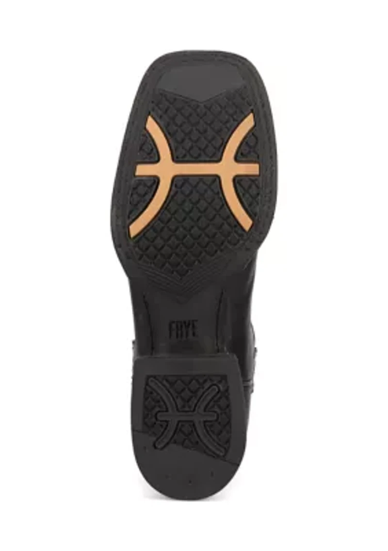 Hauser Logo Stitch Boots