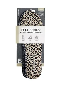 3 Pack No Show Sock Inserts - Solid and Leopard Prints