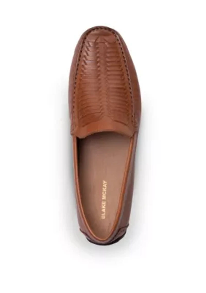Tucson Woven Vamp Driving Shoe Loafer