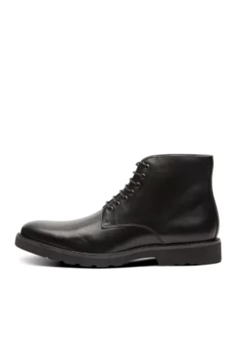 Powell Plain Toe Lace-Up Boot