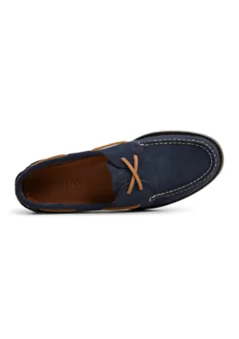 Allover 2-Eye Ripple Boat Shoes