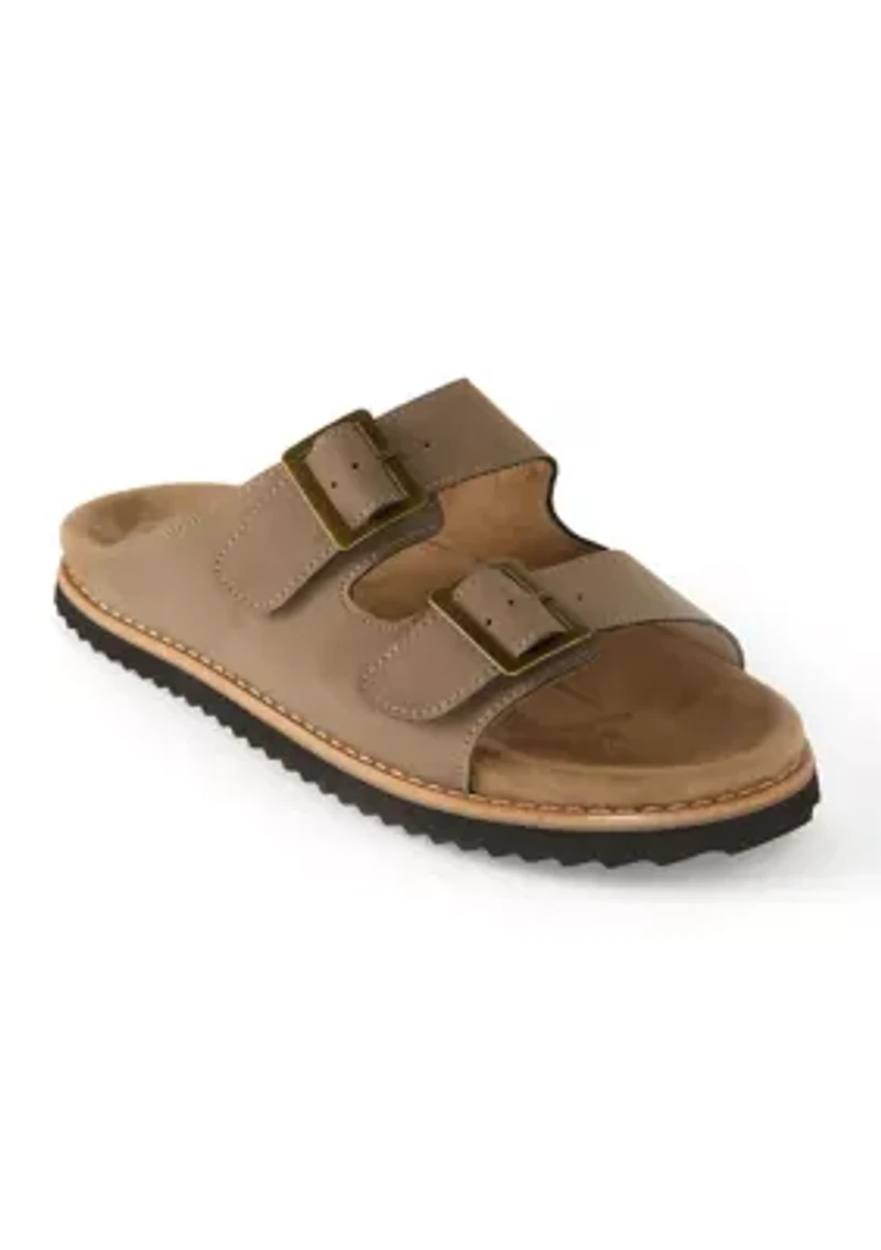 Asher Double Buckle Footbed Sandals