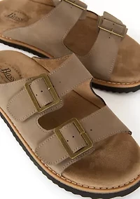 Asher Double Buckle Footbed Sandals