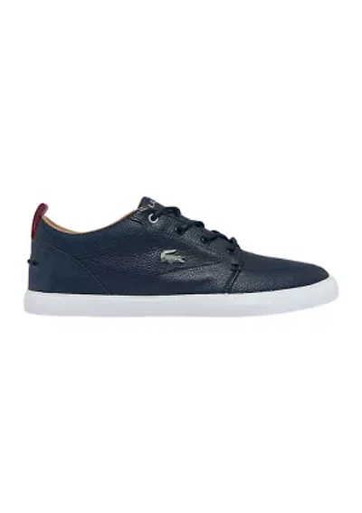 Men's Bayliss Leather Perforated Collar Trainers