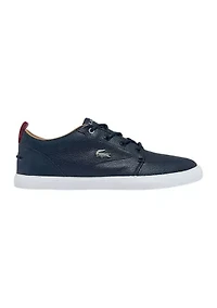 Men's Bayliss Leather Perforated Collar Trainers