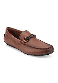 DOMINIC leather driving moc