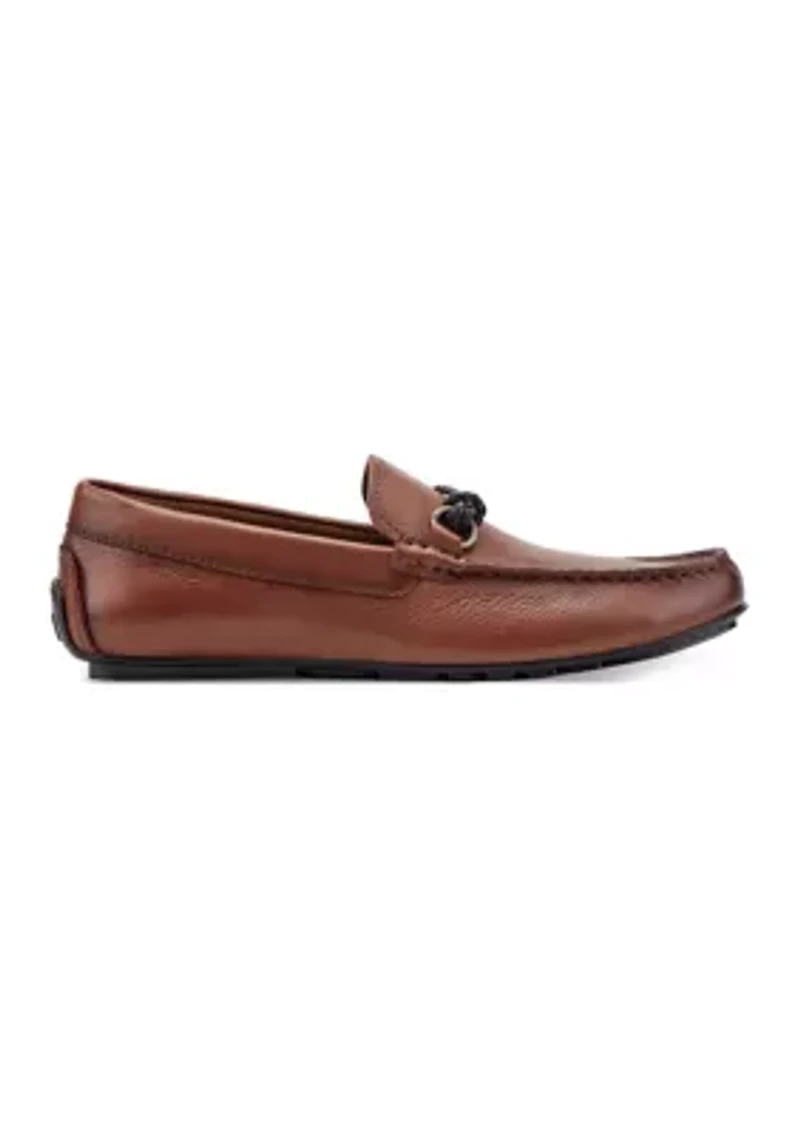 DOMINIC leather driving moc