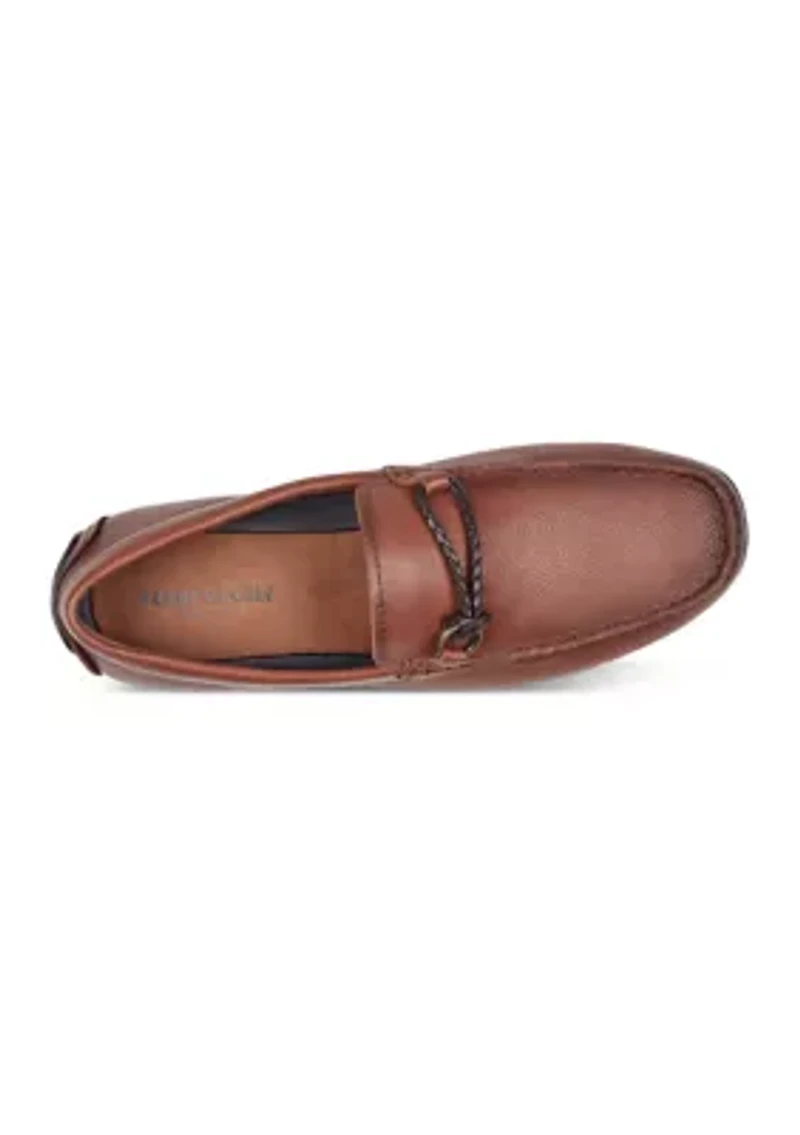 DOMINIC leather driving moc
