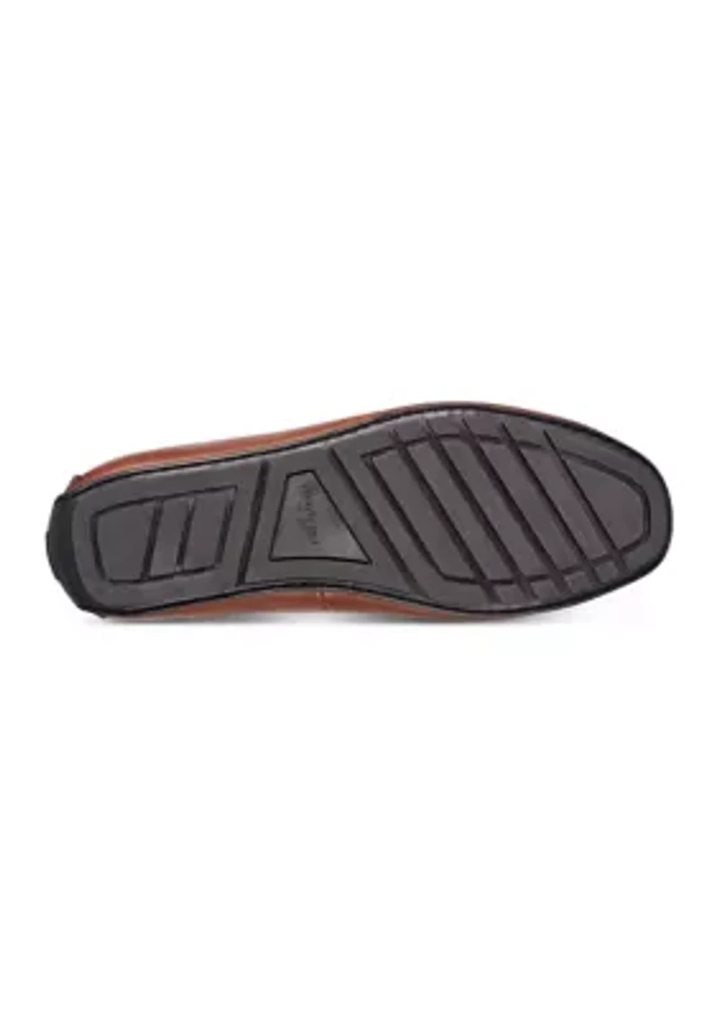 DOMINIC leather driving moc